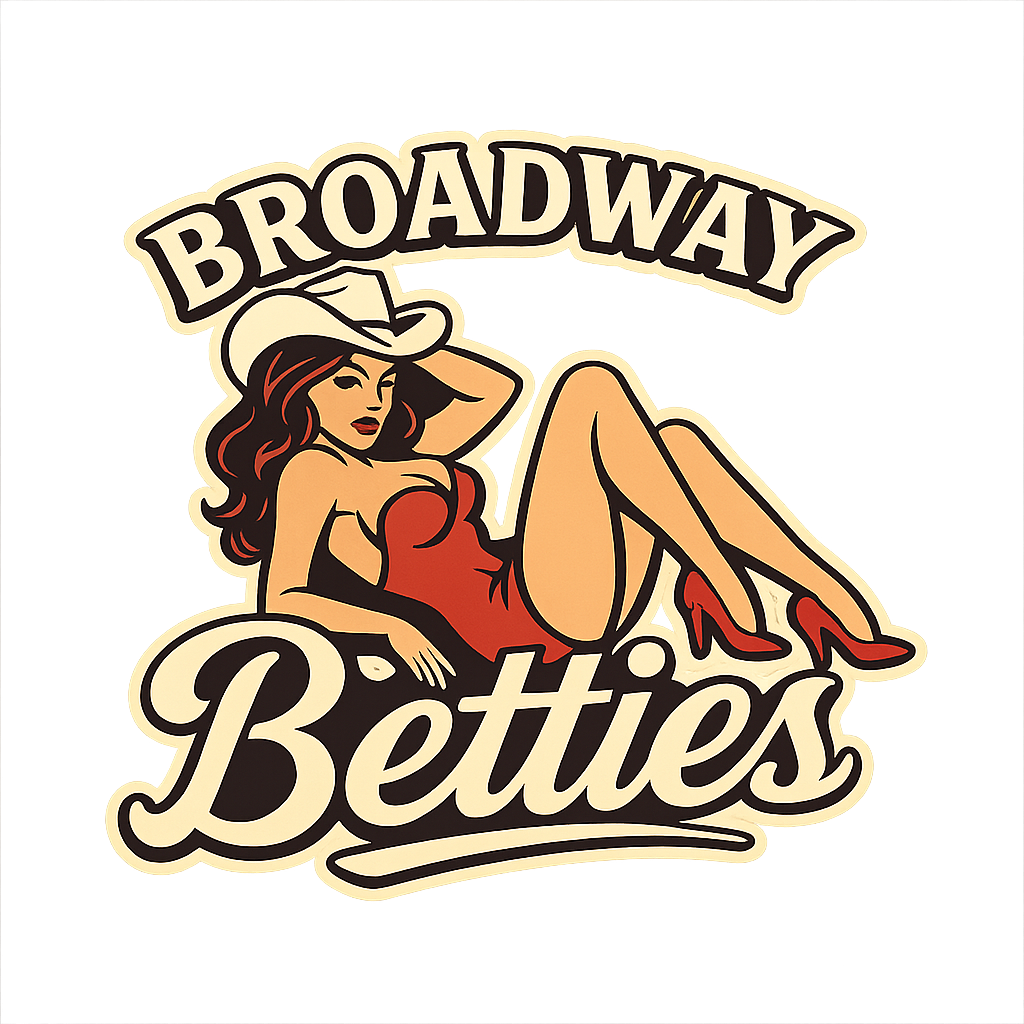 Broadway Betties pin-up logo