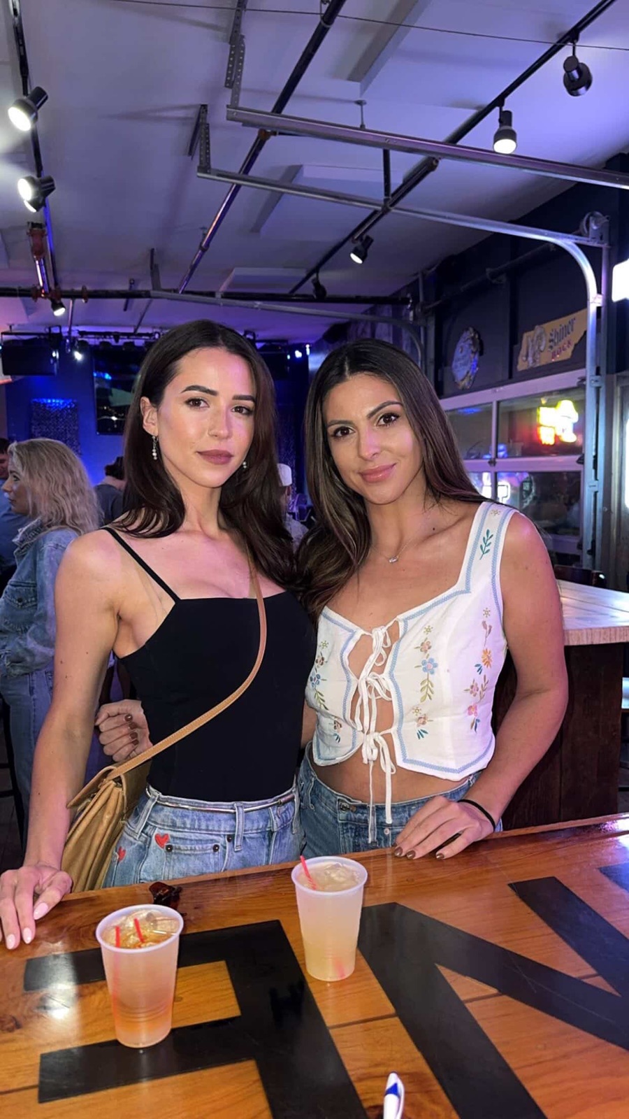 Two Broadway Betties enjoying a night out together